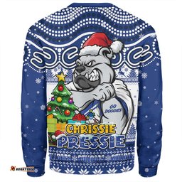 Amazing Aussie Canterbury Bankstown Bulldogs Aussie Ugly Christmas For Die Hard Fan Supporters Sweatshirt