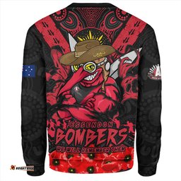 Amazing Aussie Essendon Ripped Legacy Of The Game The ANZAC Spirit Lives On Sweatshirt