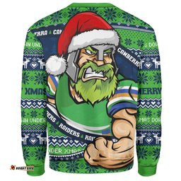 Amazing Aussie Canberra Raiders Ugly Knit Style For Christmas Game Fans Sweatshirt
