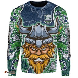 Amazing Aussie Canberra Raiders Grand Final Custom Custom Raiders Contemporary Style Of Aboriginal Painting Sweatshirt