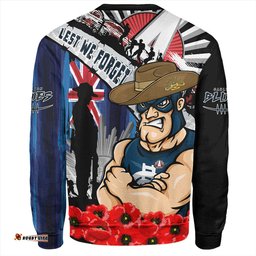 Amazing Aussie Carlton Anzac Day Honor United In Spirit Sweatshirt
