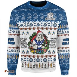 Amazing Aussie Canterbury Bankstown Bulldogs Christmas Custom Chrissie Spirit Sweatshirt