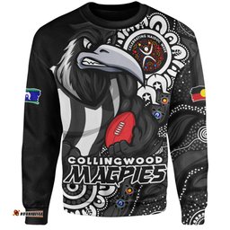 Amazing Aussie Collingwood Power Through Generations NAIDOC Edition Sweatshirt