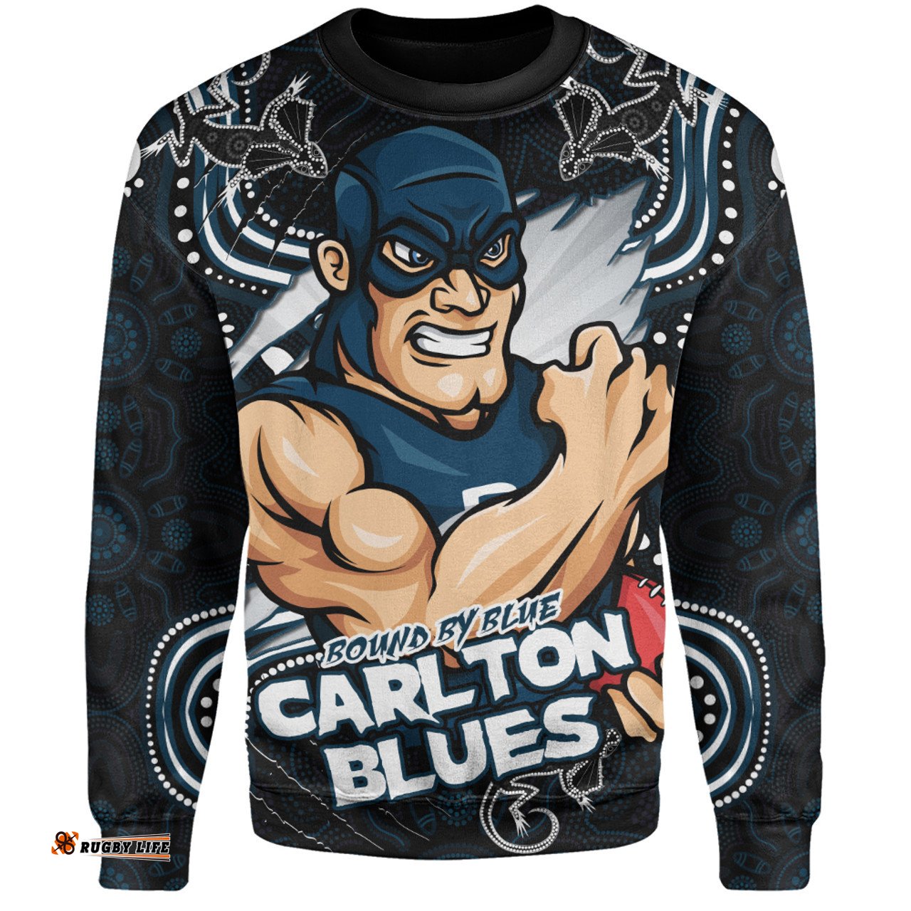 Amazing Aussie Carlton Spirit Warriors Of The Game Sweatshirt