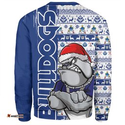 Amazing Aussie Canterbury Bankstown Bulldogs Merry Ugly Xmas Nordic Pattern Style Sweatshirt