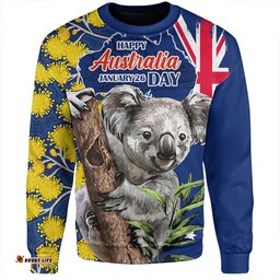 Amazing Aussie Australia Australia Day Koala Golden Wattle Edition Sweatshirt