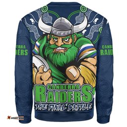 Amazing Aussie Canberra Raiders Final Clash Battle Edition Sweatshirt