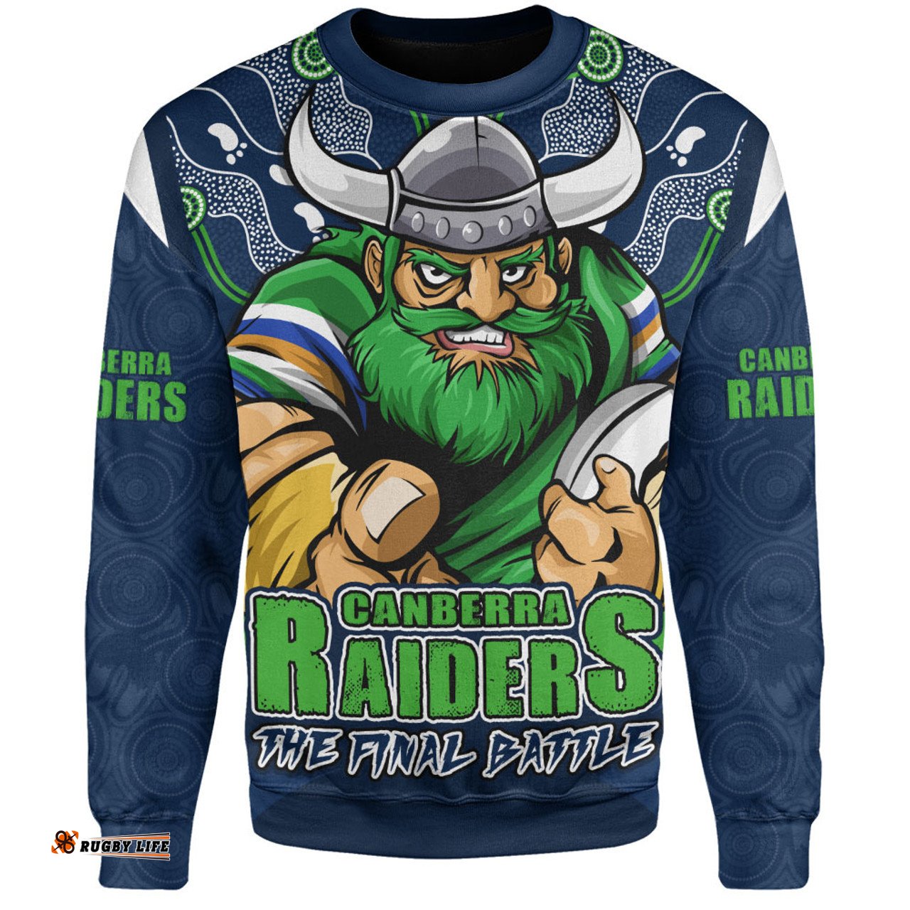 Amazing Aussie Canberra Raiders Final Clash Battle Edition Sweatshirt