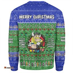 Amazing Aussie Canberra Raiders Christmas Custom Chrissie Spirit Sweatshirt
