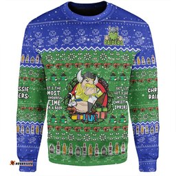 Amazing Aussie Canberra Raiders Christmas Custom Chrissie Spirit Sweatshirt