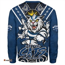 Amazing Aussie Geelong Cats Ripped Legacy Of The Game Sweatshirt