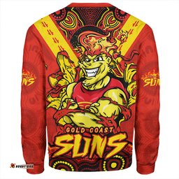Amazing Aussie Gold Coast SUNS Ripped Legacy Of The Game Sweatshirt