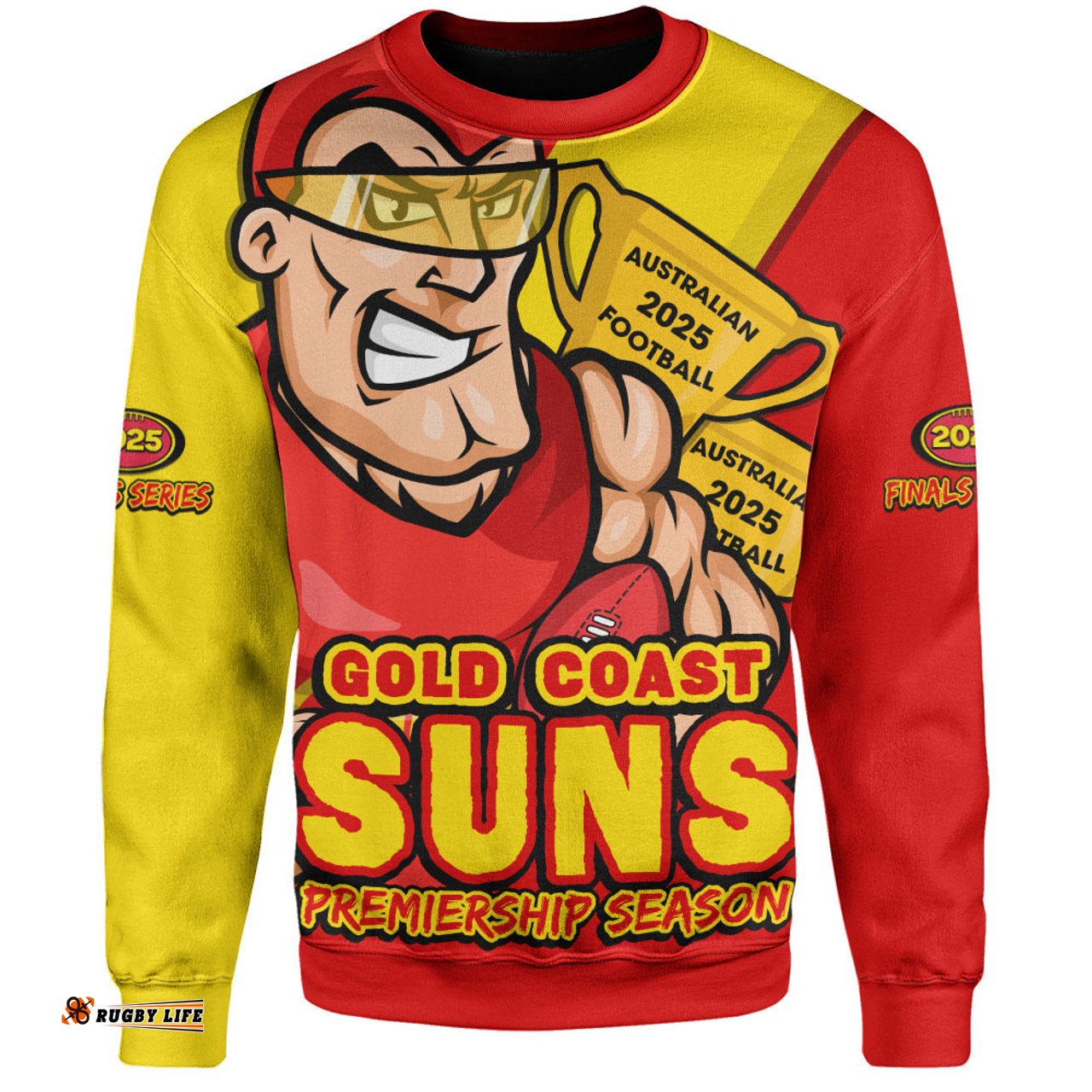 Amazing Aussie Gold Coast SUNS Australian Football Finals Premiership Spirit Sweatshirt