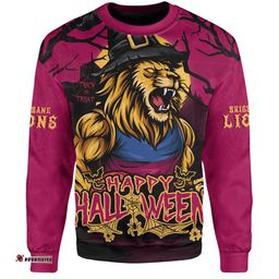 Amazing Aussie Brisbane Lions Full Moon Fever Halloween Supporter Sweatshirt