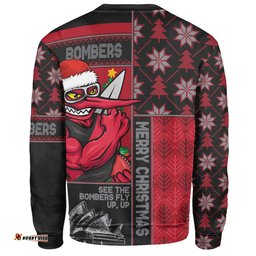 Amazing Aussie Essendon Merry Christmas Knit Style Festive Spirit Sweatshirt