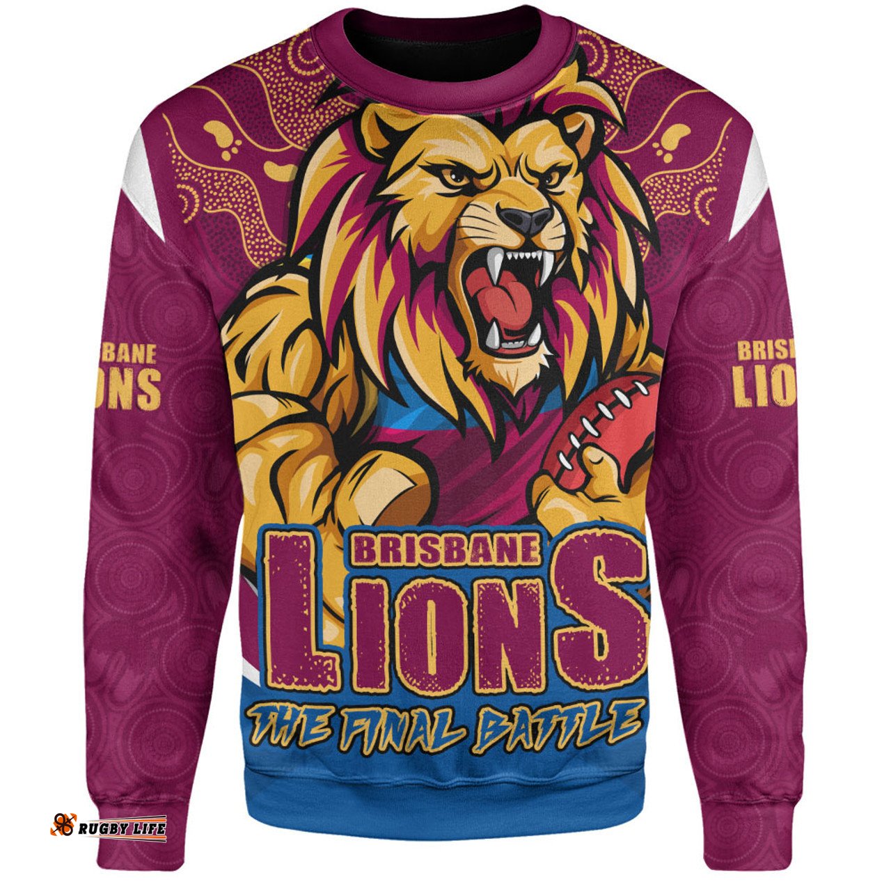 Amazing Aussie Brisbane Lions Final Clash Battle Edition Sweatshirt