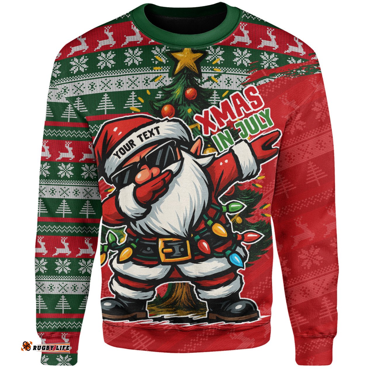 Amazing Aussie Australia Santa Dabs Down Under Xmas In July Edition Sweatshirt
