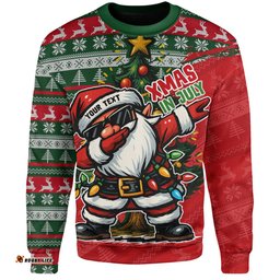Amazing Aussie Australia Santa Dabs Down Under Xmas In July Edition Sweatshirt