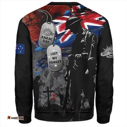 Amazing Aussie Australia Tribute To The Brave Anzac Day Sweatshirt