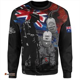 Amazing Aussie Australia Tribute To The Brave Anzac Day Sweatshirt