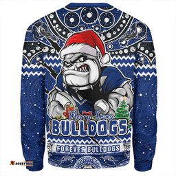 Amazing Aussie Canterbury Bankstown Bulldogs Aboriginal Xmas Special Ugly Christmas Style Sweatshirt