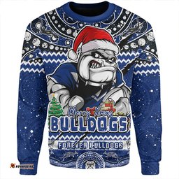 Amazing Aussie Canterbury Bankstown Bulldogs Aboriginal Xmas Special Ugly Christmas Style Sweatshirt