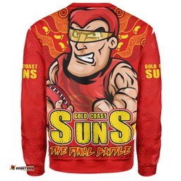 Amazing Aussie Gold Coast SUNS Final Clash Battle Edition Sweatshirt