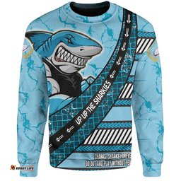 Amazing Aussie Cronulla Sutherland Sharks Theme Song For Rugby With Sporty Style Sweatshirt