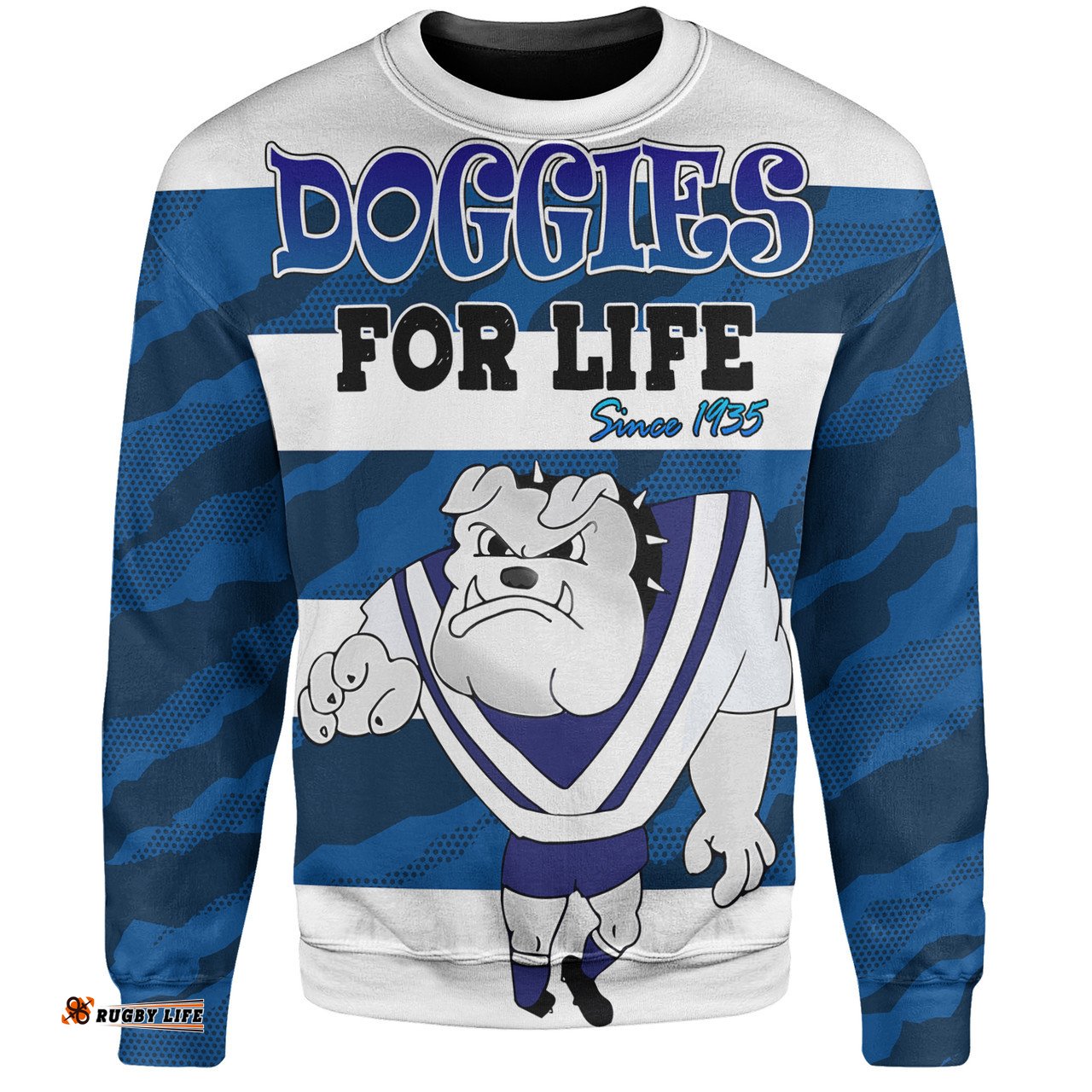Amazing Aussie Canterbury Bankstown Bulldogs Custom Bulldogs Supporter Sweatshirt