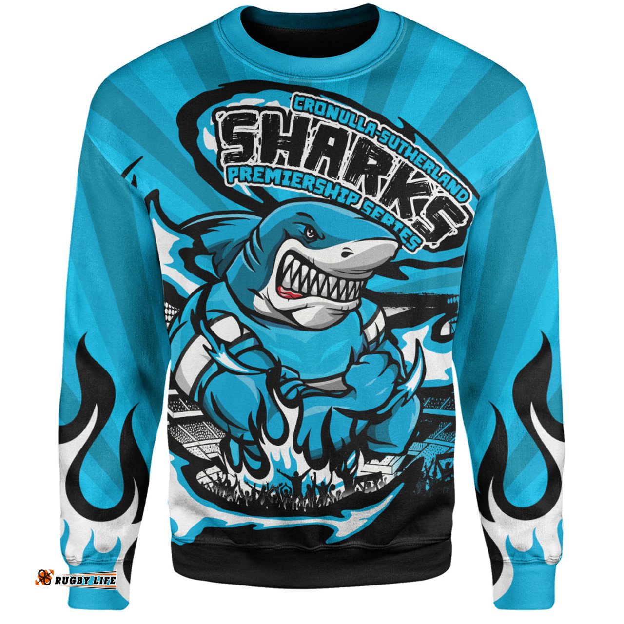 Amazing Aussie Cronulla Sutherland Sharks Premiership Series Sports Gear Sweatshirt