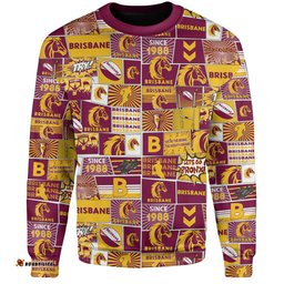 Amazing Aussie Brisbane Broncos Team Of Us Die Hard Fan Supporters Comic Style Sweatshirt