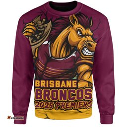 Amazing Aussie Brisbane Broncos Unleash Power In The Ultimate Battle Sweatshirt