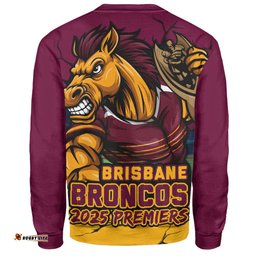 Amazing Aussie Brisbane Broncos Unleash Power In The Ultimate Battle Sweatshirt