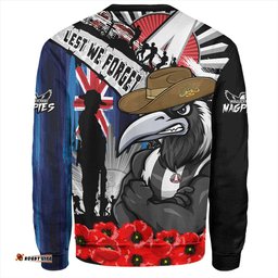 Amazing Aussie Collingwood Anzac Day Honor United In Spirit Sweatshirt