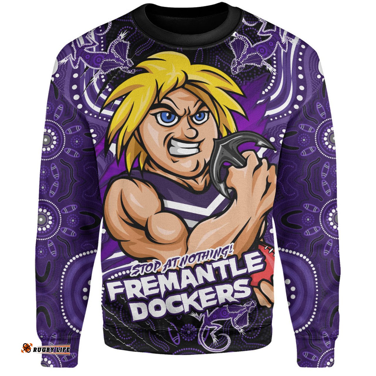 Amazing Aussie Fremantle Spirit Warriors Of The Game Sweatshirt