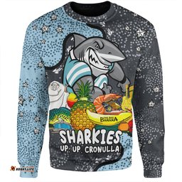 Amazing Aussie Cronulla Sutherland Sharks Custom Australian Big Things Sweatshirt