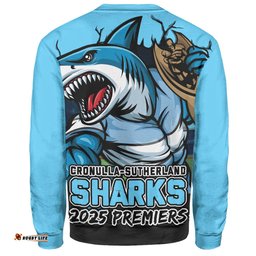 Amazing Aussie Cronulla Sutherland Sharks Unleash Power In The Ultimate Battle Sweatshirt