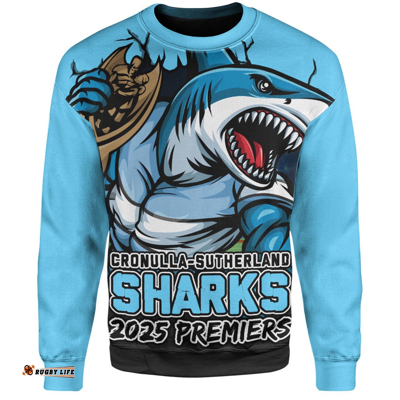 Amazing Aussie Cronulla Sutherland Sharks Unleash Power In The Ultimate Battle Sweatshirt