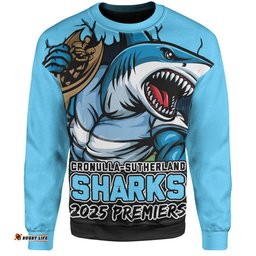 Amazing Aussie Cronulla Sutherland Sharks Unleash Power In The Ultimate Battle Sweatshirt