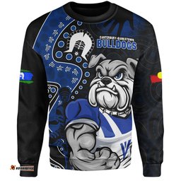 Amazing Aussie Canterbury Bankstown Bulldogs NAIDOC Indigenous Warrior Spirit Sweatshirt