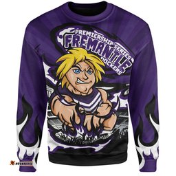 Amazing Aussie Fremantle Premiership Series Flame Edition Sweatshirt