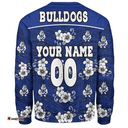 Amazing Aussie Canterbury Bankstown Bulldogs Custom Bulldogs With Maori Patterns Sweatshirt