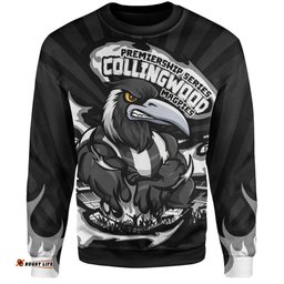 Amazing Aussie Collingwood Premiership Series Flame Edition Sweatshirt