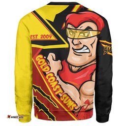 Amazing Aussie Gold Coast SUNS Battlefield Glory Gear Sweatshirt