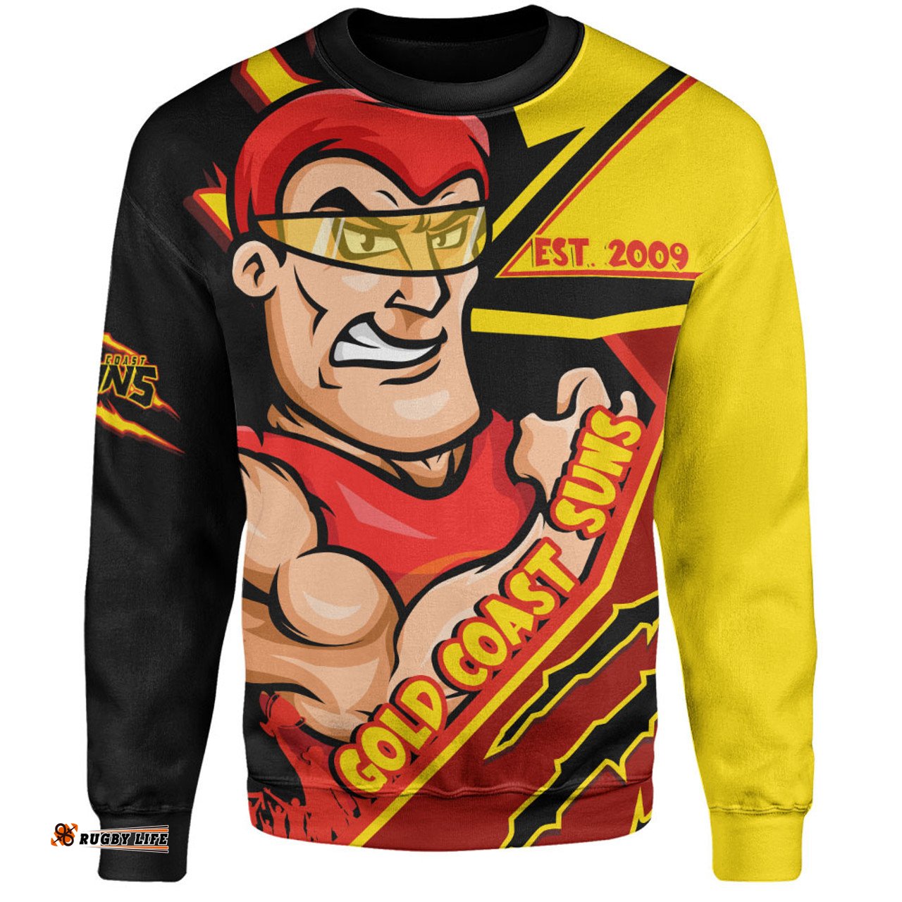 Amazing Aussie Gold Coast SUNS Battlefield Glory Gear Sweatshirt