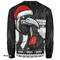 Amazing Aussie Collingwood Merry Christmas Down Under Footy Power Style Sweatshirt
