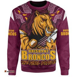 Amazing Aussie Brisbane Broncos Final Clash Battle Edition Sweatshirt