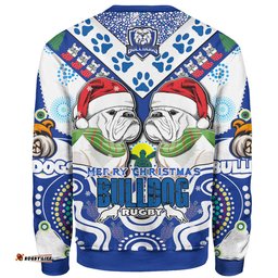 Amazing Aussie Canterbury Bankstown Christmas Custom Merry Canterbury Bankstown Christmas Indigenous Sweatshirt