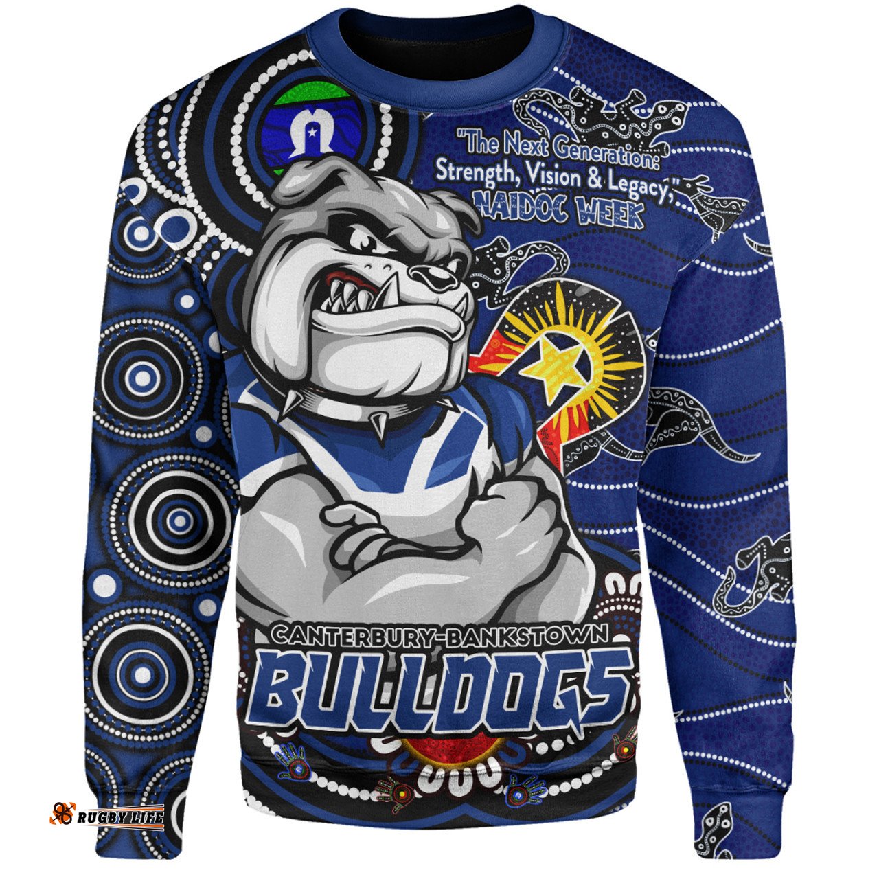 Amazing Aussie Canterbury Bankstown Bulldogs Spirit Of NAIDOC Series Sweatshirt