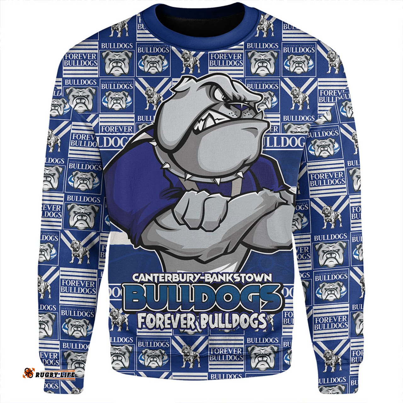 Amazing Aussie Canterbury Bankstown Bulldogs Champion’s Pride Comic Style Sweatshirt